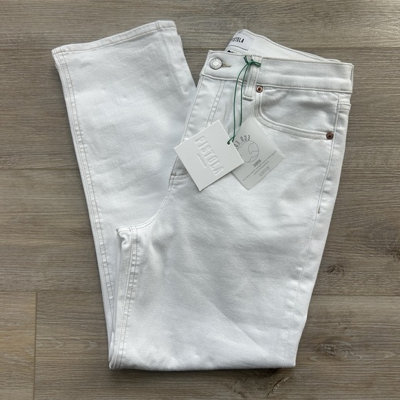 pistola Denim - Pistola NWT Monroe Crop High Rise Cigarette Jean Size 30 Denim Straight Leg